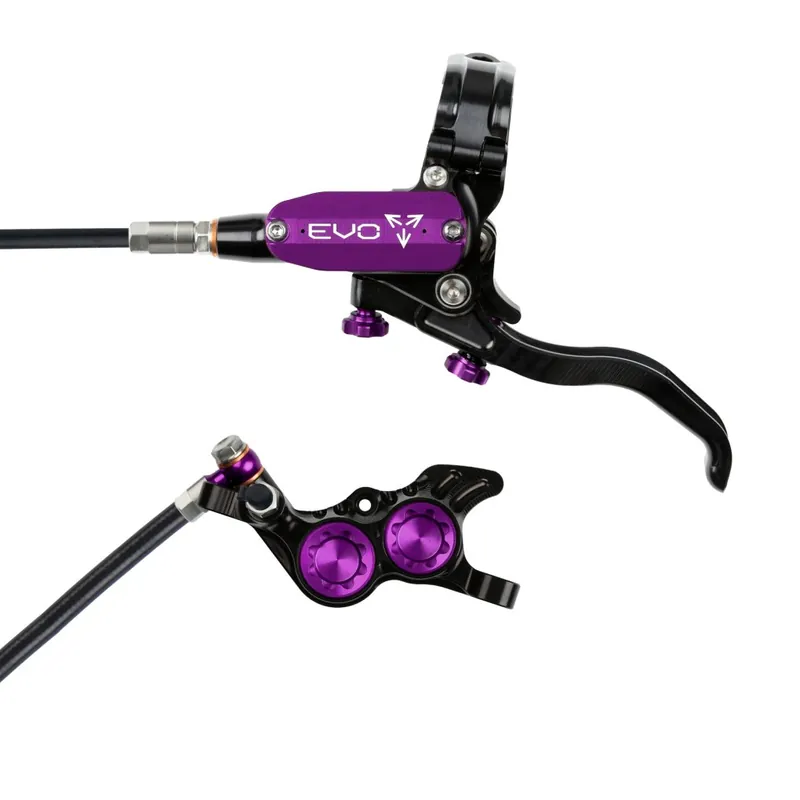 Kracherpreis Hope Tech 4 EVO GR4 Scheibenbremse - schwarz/lila – Hebel links
