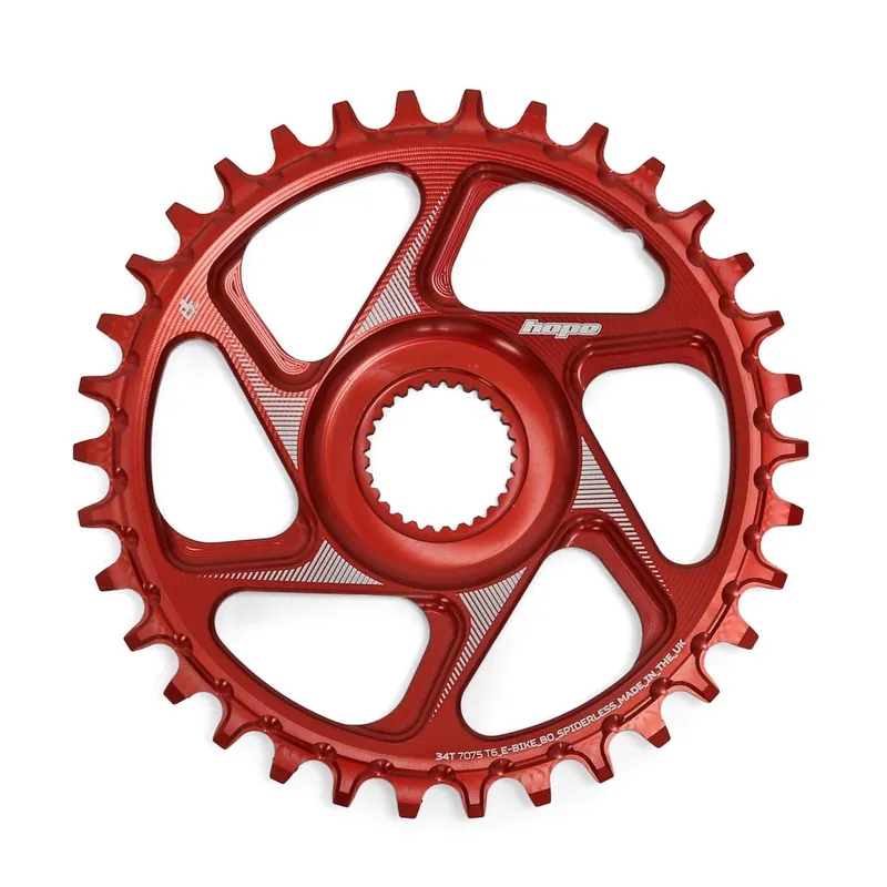 Preisknaller Hope R22 E-Bike Kettenblatt Direct Mount für Bosch Gen.4 - rot