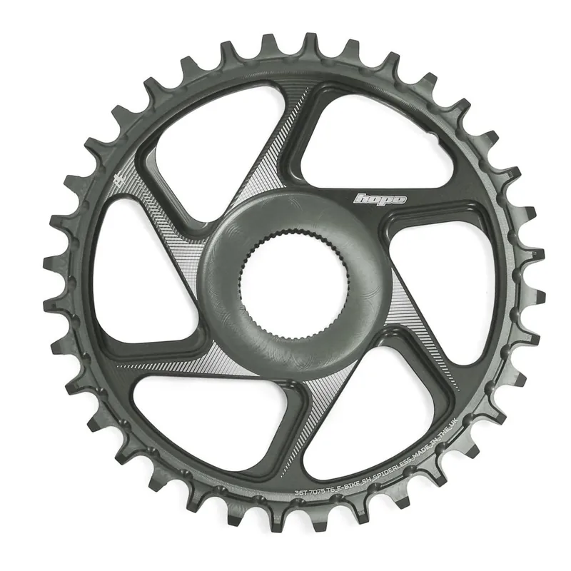Nur Heute Hope R22 E-Bike Kettenblatt Direct Mount für Shimano - smoke