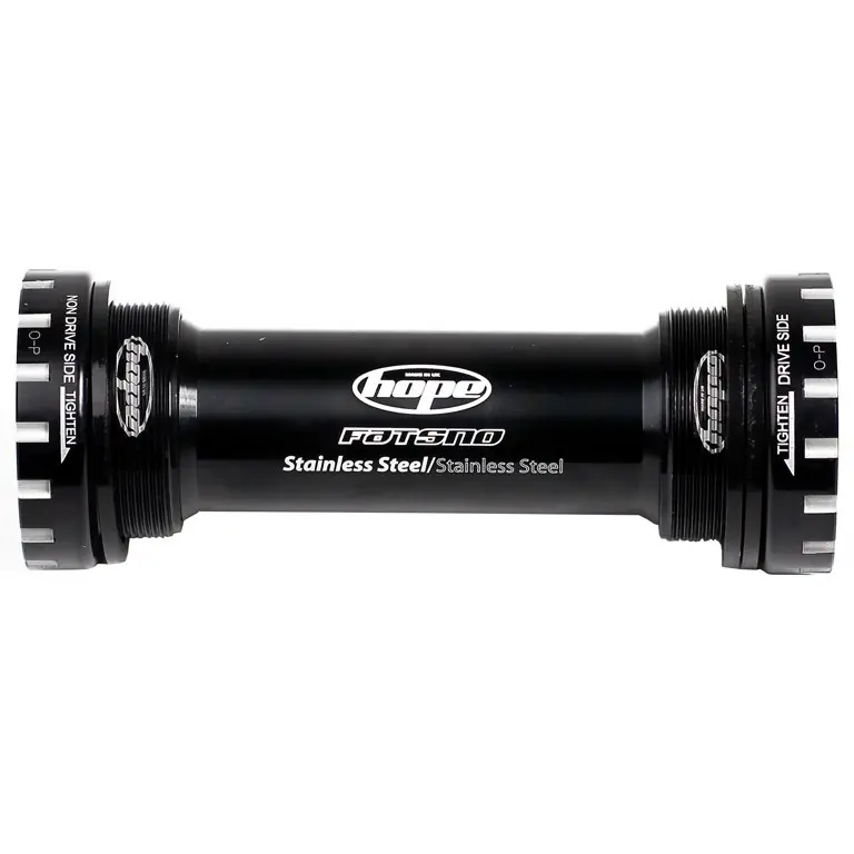 Hope Fatsno Innenlager Edelstahl Fatbike Lagerschalen - BSA-100-24 - schwarz Zertifiziert