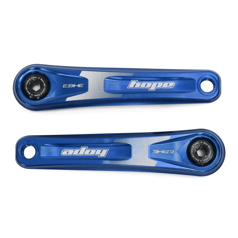Hope E-Bike Kurbelarme für Brose / Bosch Narrow Offset - blau Abverkauf