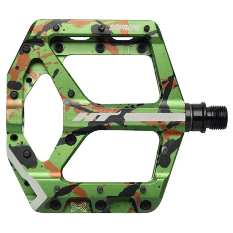 HT ANS10 Plattformpedale - Supreme NANO-S CrMo-Achse - green camo Billig