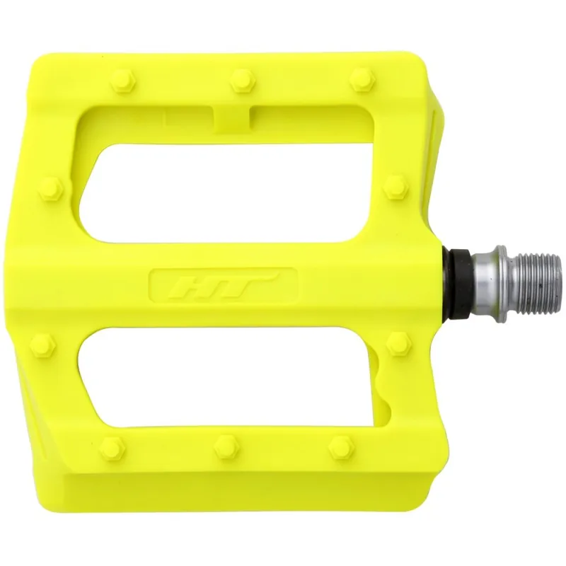 Top-Seller HT PA12 NANO P Flat Pedal - neon gelb