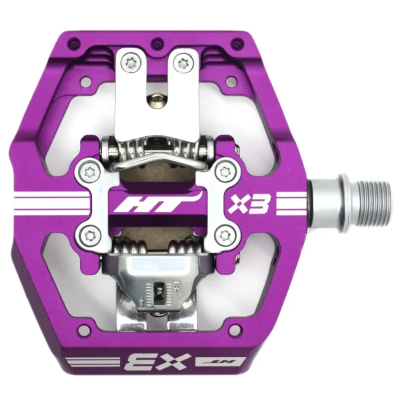 Neue Ware HT X3 Klick-Pedale - violett