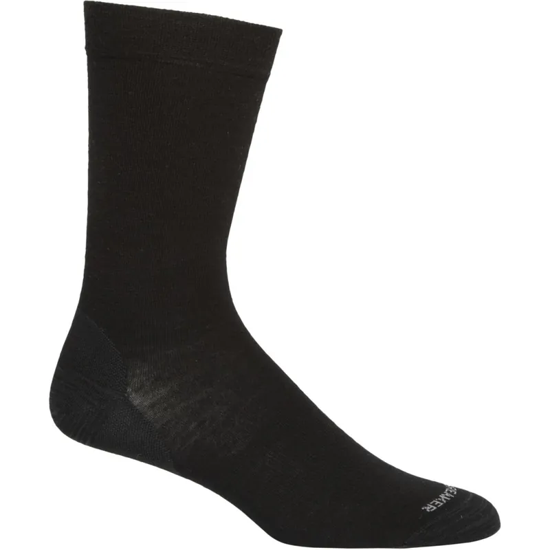 Aktuell Icebreaker Merino Lifestyle Feinstricksocken Crew Herren - Schwarz