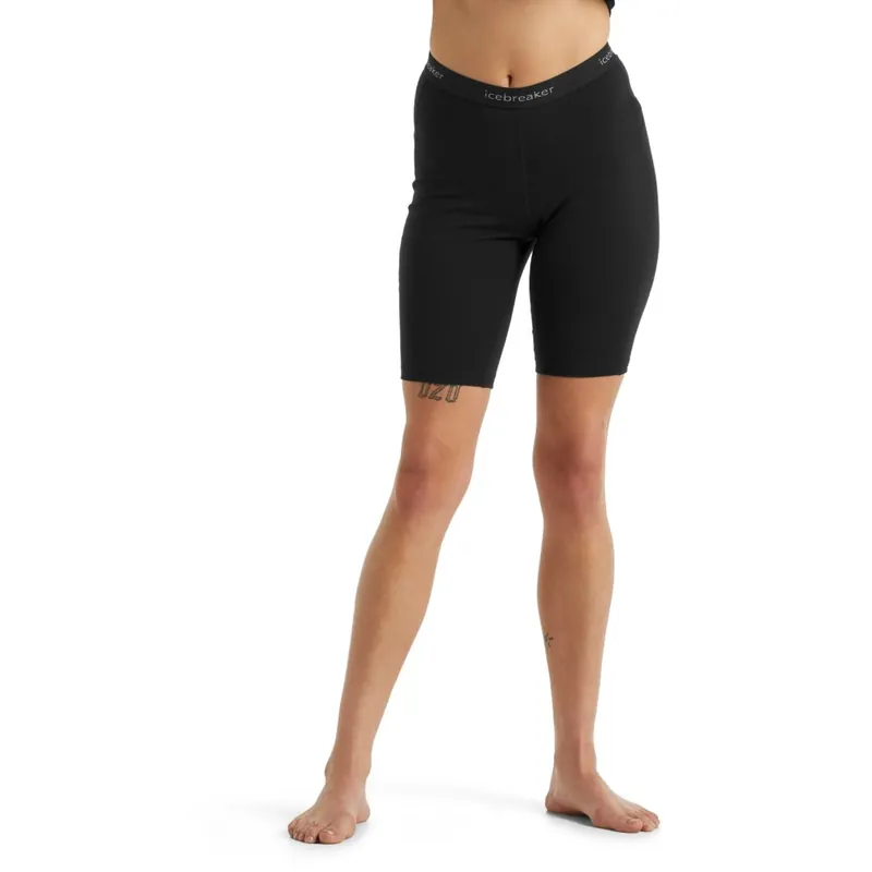 Letzte Chance Icebreaker Merino 200 Oasis Shorts Damen - Schwarz