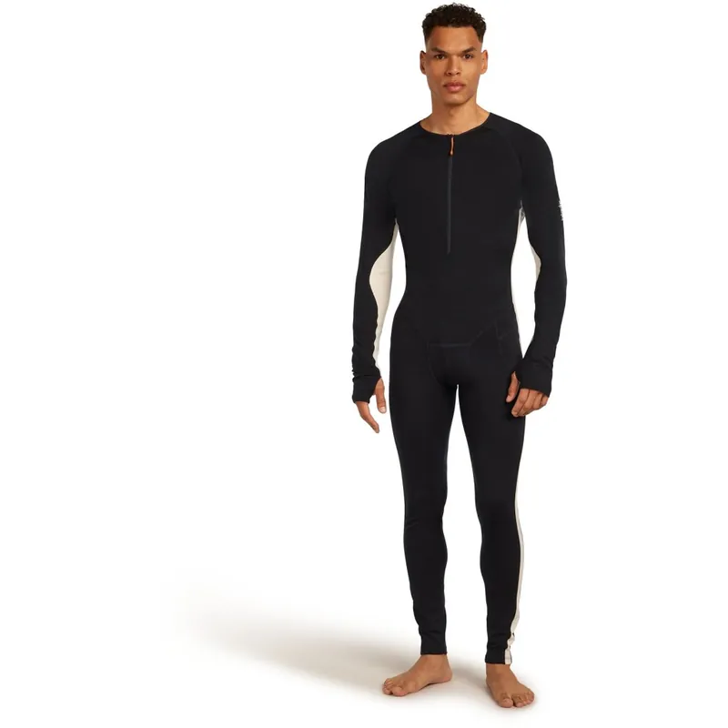 Icebreaker Merino 200 Oasis+ Suit Herren - Schwarz/Undyed Bestpreis