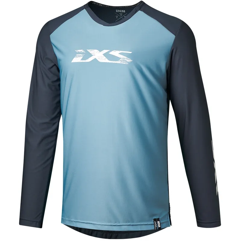 Billig iXS Trigger Lite 1.0 MTB-Langarmtrikot Herren - ocean/marine