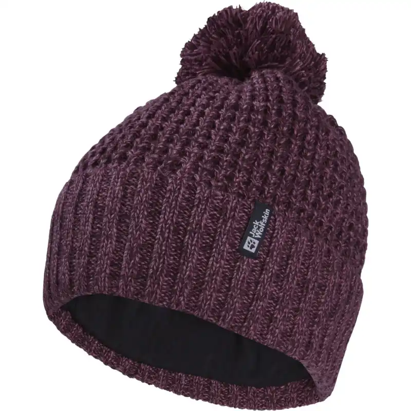 Markenprodukt Jack Wolfskin Medley Knit Beanie Damen - amaranth