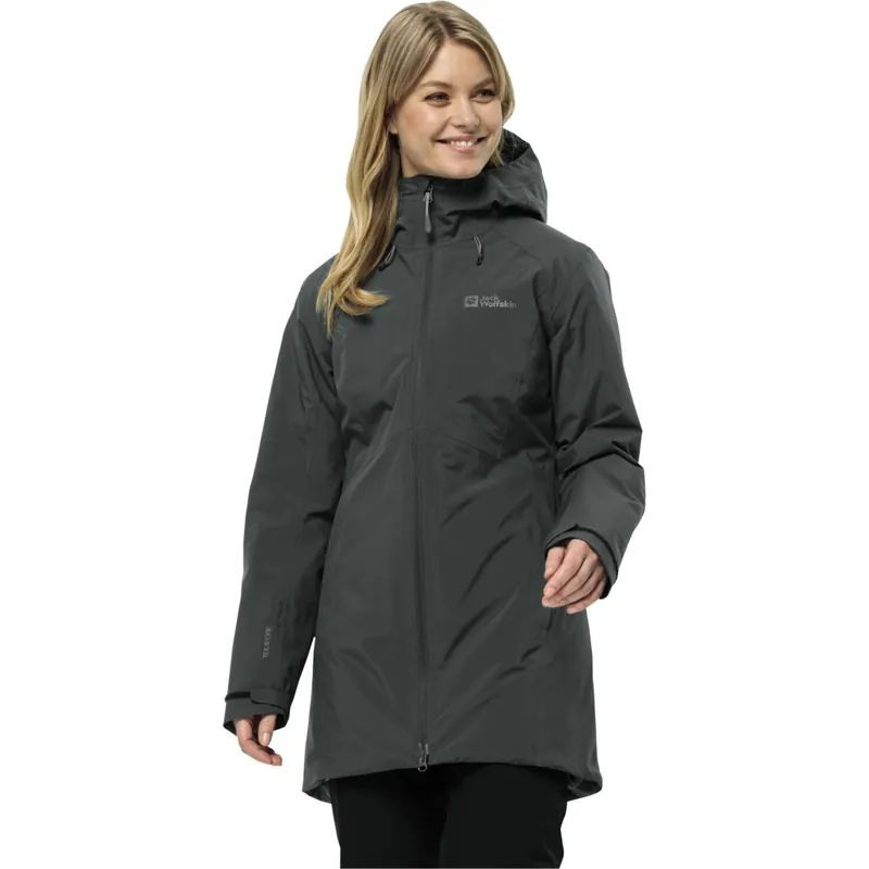 Angebot Jack Wolfskin Heidelstein Isolierte Winterjacke Damen - slate green