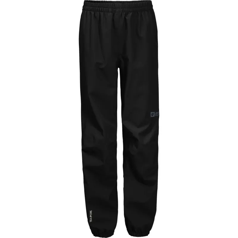 Jack Wolfskin Rainy Days Hose Kinder - schwarz Zertifiziert