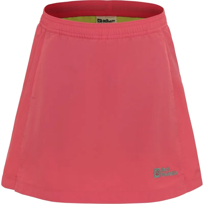Jack Wolfskin Sun Skort Mädchen - sunset coral Schnäppchen