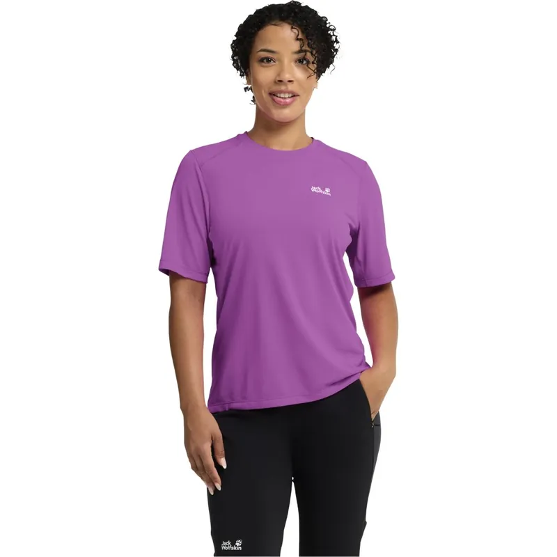 Mega-Angebot Jack Wolfskin Prelight Suncool T-Shirt Damen - foxglove