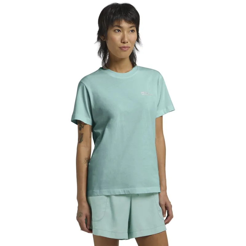 Jack Wolfskin Essential T-Shirt Damen - soft jade Markenprodukt