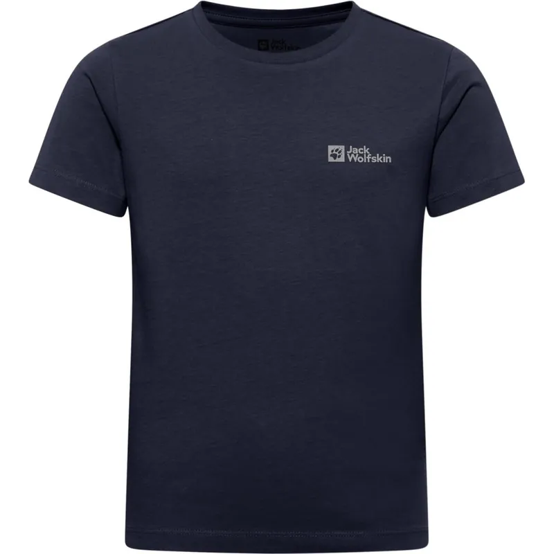 Direkt Vom Hersteller Jack Wolfskin Essential Cotton T-Shirt Kinder - night blue