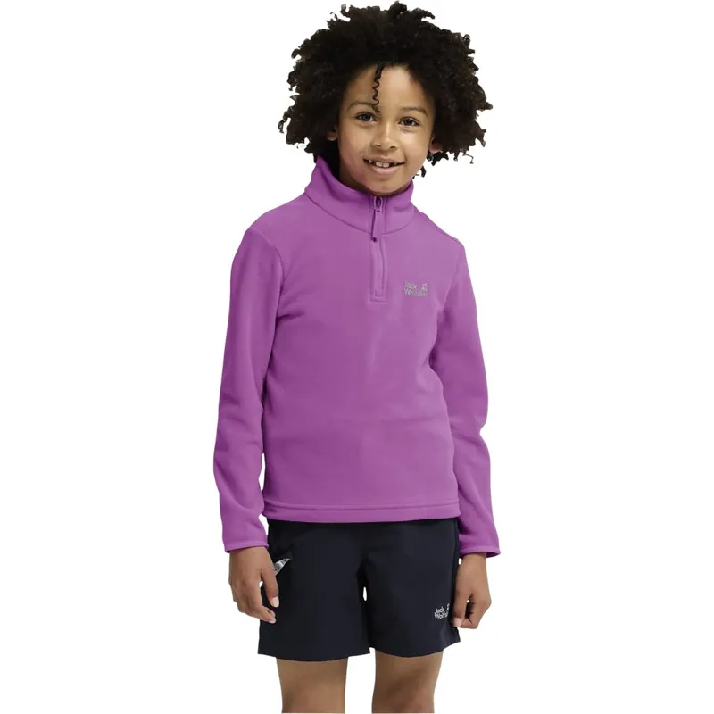 Jack Wolfskin Taunus 100 Half Zip Pullover Kinder - foxglove Direktkauf