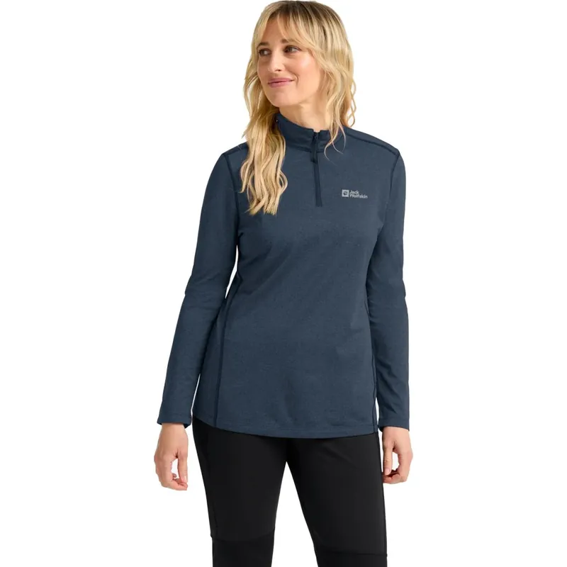 Jetzt Bestellen Jack Wolfskin Sky Thermal Half Zip Langarmshirt Damen - midnight sky