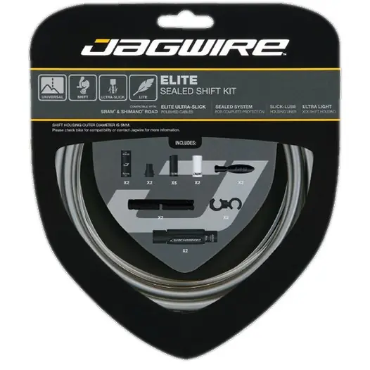Echt Jagwire Road & Mountain 2X Elite Sealed Shift - Schaltzugset