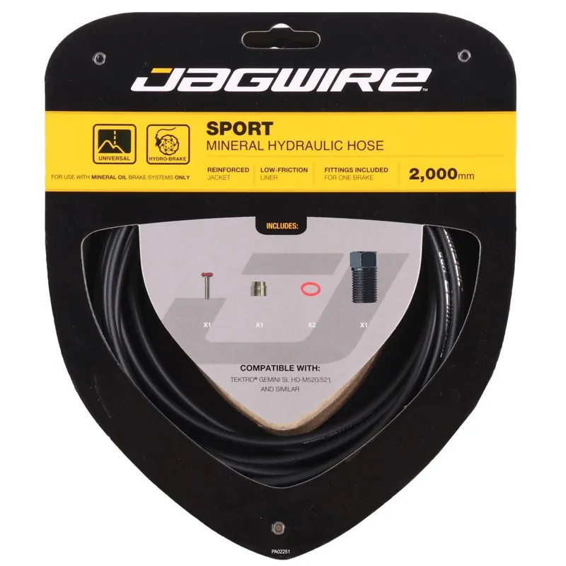 Garantierte Lieferung Jagwire Sport Hydraulisches Bremsleitungs-Kit Mineralöl - HBKB802 für Tektro® Gemini SL HD-M520/521 / Orion SL HD-M740 / Volans HD-M710