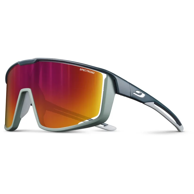 Julbo Fury Spectron 3 Sonnenbrille - Dark Blue/Green - Multilayer Red Preisknaller