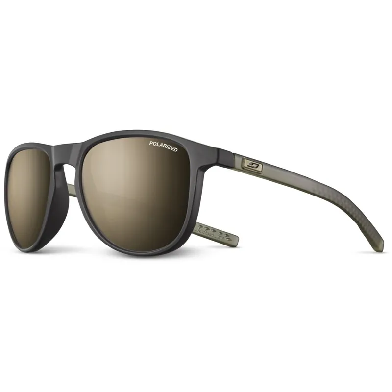 Günstig Julbo Canyon Spectron 3 Polarized Sonnenbrille - Black/Translucent Green Army - Silver Flash