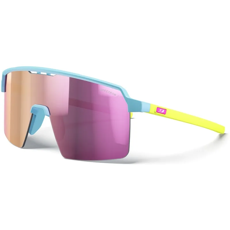 Julbo Intensity Junior Spectron 3 Sonnenbrille - Light Blue / Neongelb - Pink Abverkauf
