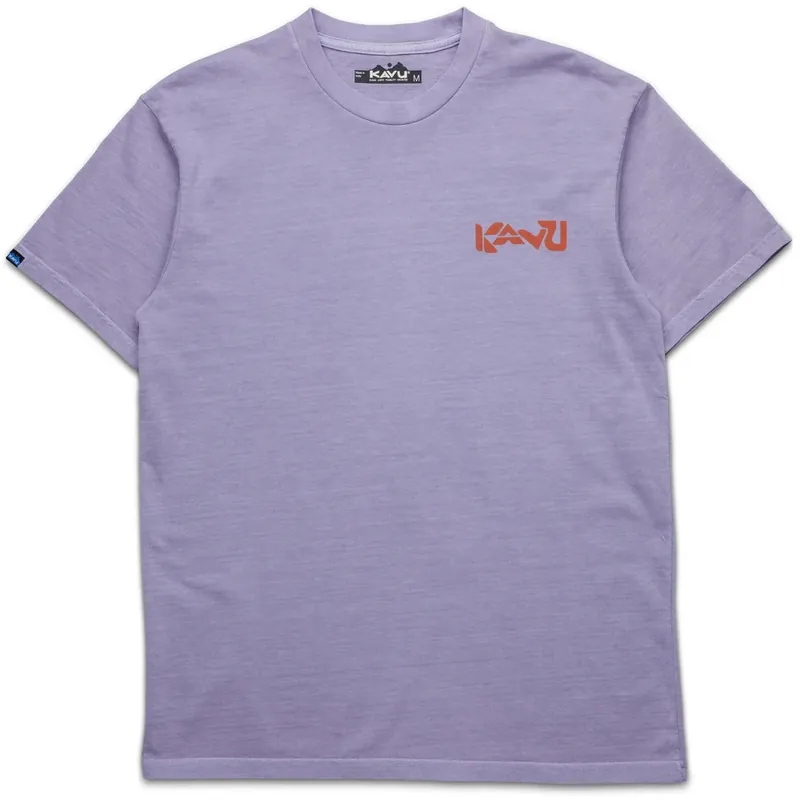 Neuheit KAVU Cubed T-Shirt für Herren - Dusted Grape