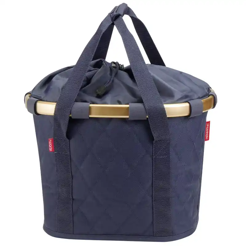 Top-Angebot KLICKfix Reisenthel 0303 Fahrradkorb - 15L - rhombus midnight gold