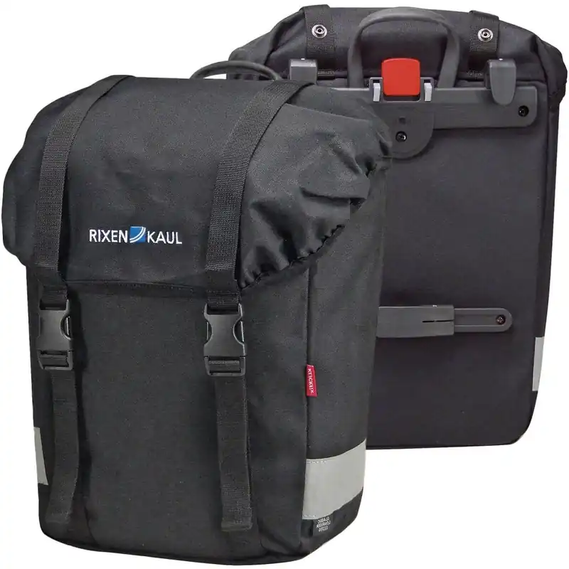 Mega-Angebot KLICKfix Classic Lowrider 0239S Gepäckträgertasche (Paar) - 2x15L - schwarz