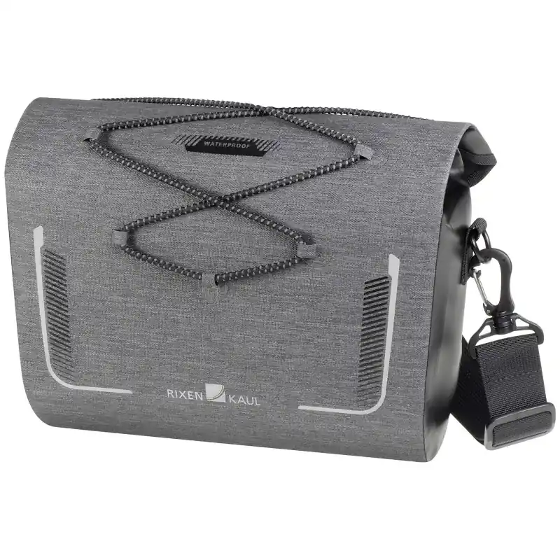 KLICKfix Baggy Waterproof 0270BW Lenkertasche - 4.5L - grau Versand Am Gleichen Tag