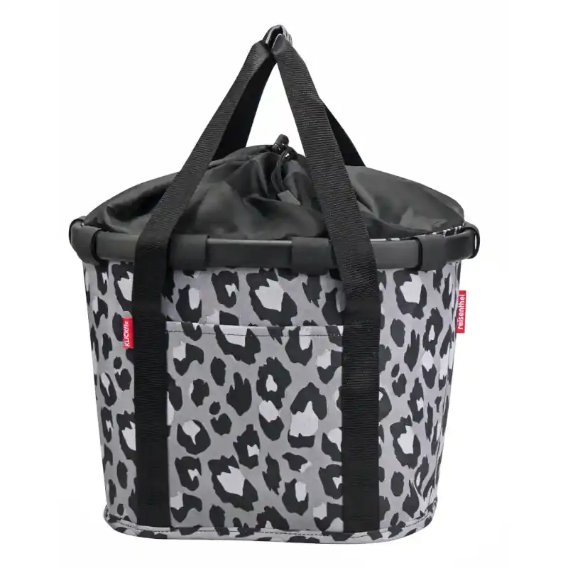 KLICKfix Reisenthel 0303 Fahrradkorb - 15L - leo nero Saisonangebot