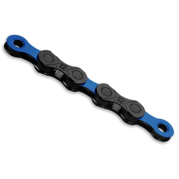 Schneller Versand KMC DLC 12 Kette - 12-fach - schwarz/blau
