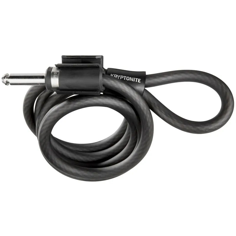 Begrenztes Angebot Kryptonite Einsteckkabel + Halter (10mm/120cm) für Rahmenschloss