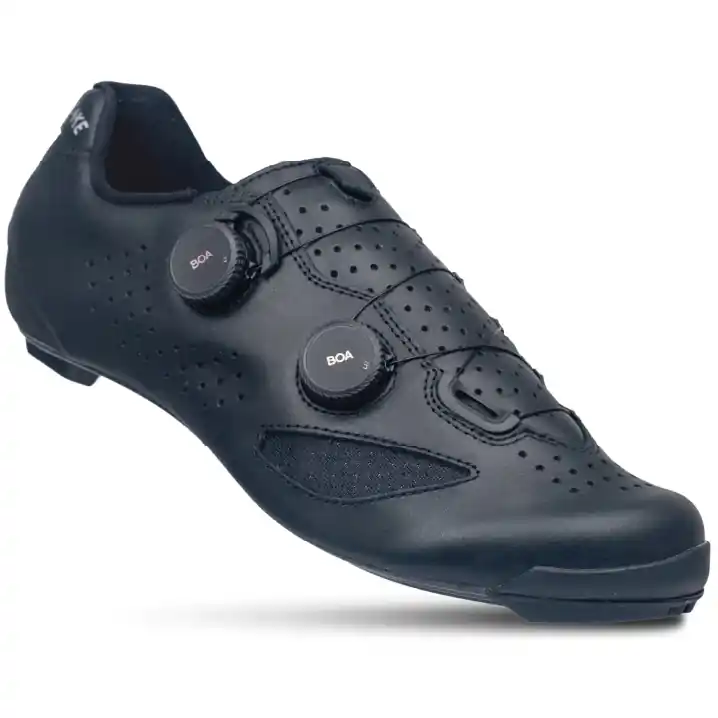 Knallerangebot Lake CX239 Rennradschuhe Herren - Breit - schwarz/schwarz