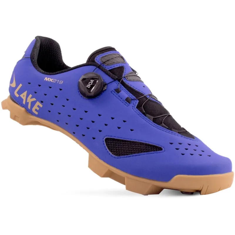 Wochenendangebot Lake MX219 MTB Schuhe Herren - Breit - strong blue/gold