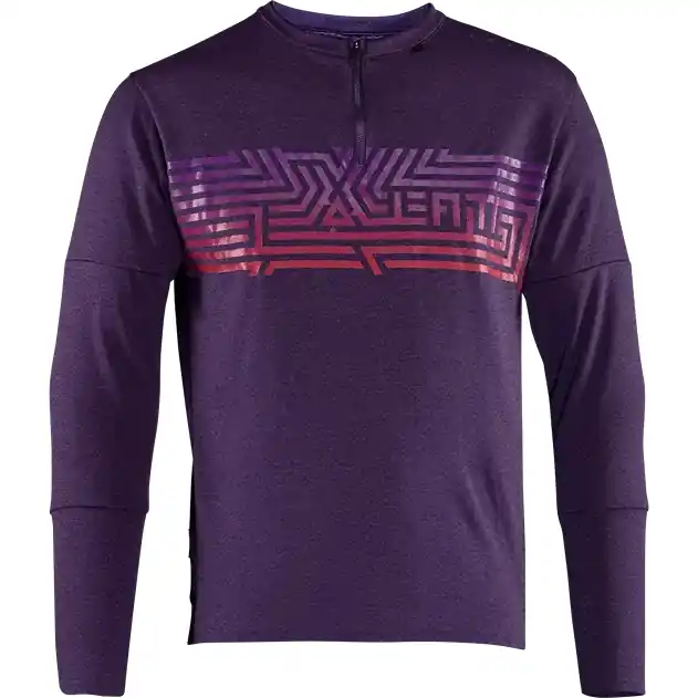 Begrenztes Angebot Leatt MTB Trail 4.0 Langarmtrikot Herren - velvet