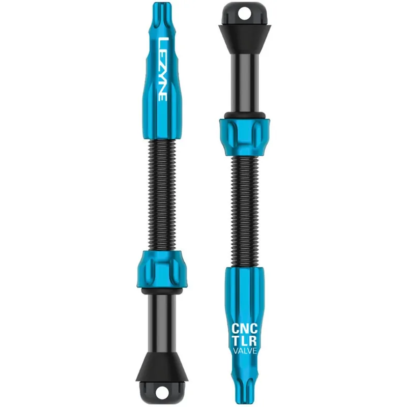 Lezyne CNC Pro Tubeless Ventil - 60 mm - blau Abverkauf