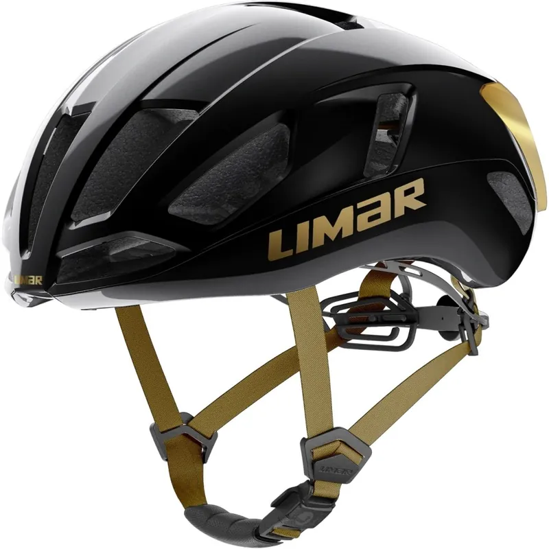 Geprüft Limar Air Atlas White & Black Series Fahrradhelm - Onix Black Gold