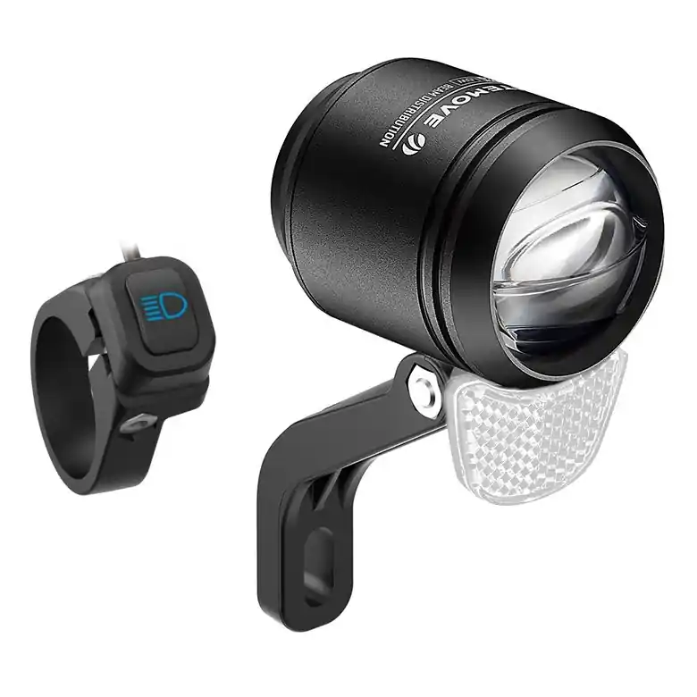 Litemove AE-200 LED Frontleuchte für S-Pedelecs - AE2001 Halterung unten / Gabelmontage Neue Kollektion