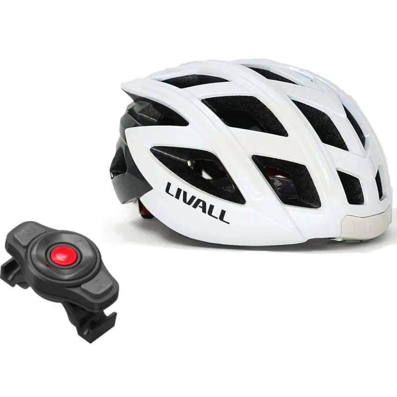 Livall BH60SE Neo II Helm + BR80 Lenkerfernbedienung - weiß 2026 Direkt Vom Hersteller