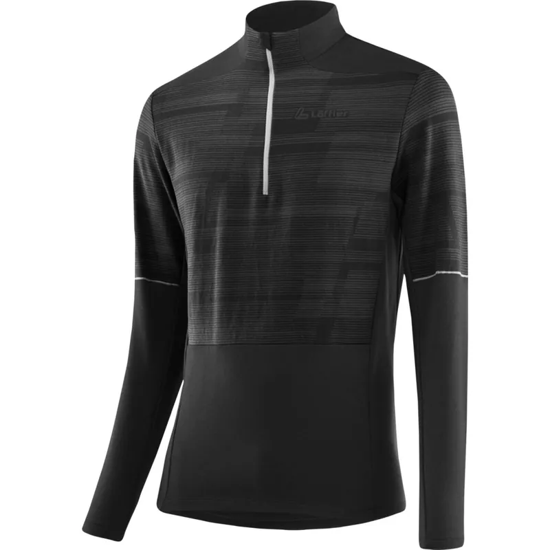 Löffler Hywa Transtex® Midlayer Langarmshirt Herren - schwarz/dawson 910 Finale Aktion