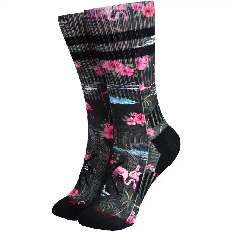 Preisreduziert Loose Riders Technische Socken - Pink Flamingos
