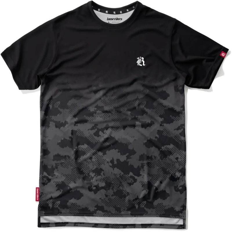 Loose Riders Tech Kurzarm-Trikot Herren - Ess. Dipped Black Saisonangebot