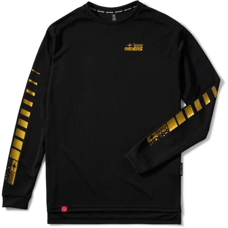 Loose Riders Shutter Langarmtrikot Herren - Shutter Gold Neu