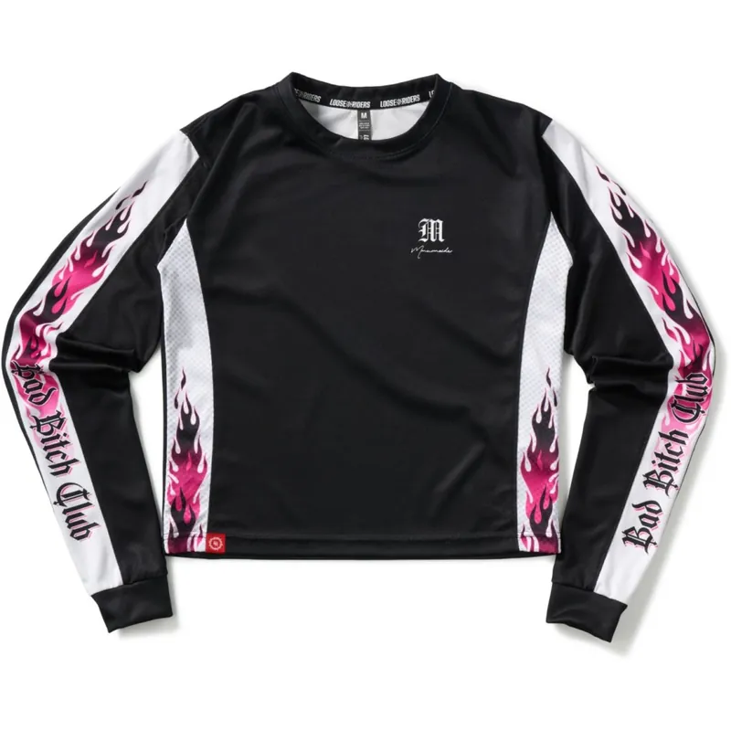 Kracherpreis Loose Riders Mmurmaider Langarmtrikot Damen - BBC Black