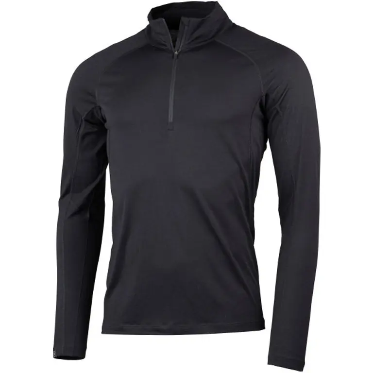 Lundhags Gimmer Merino Light 1/2 Zip Langarmshirt Herren - Schwarz 900 Sonderangebot
