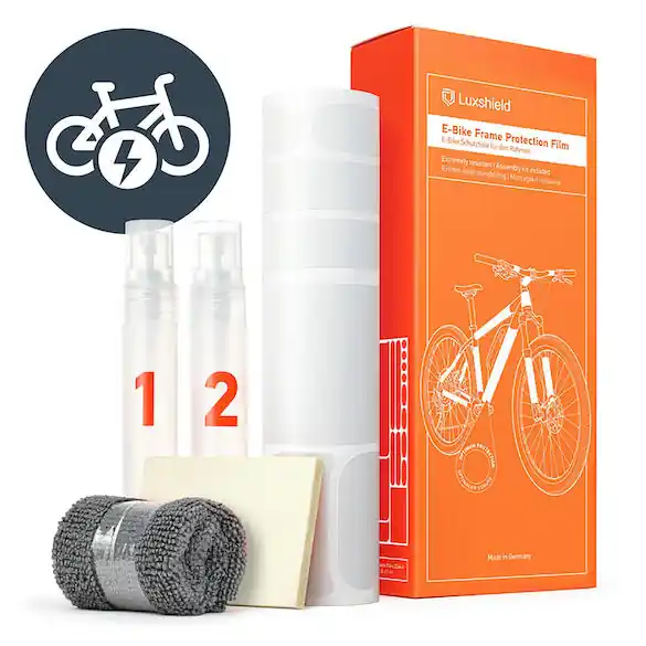 Kracherpreis Luxshield Rahmenschutzfolie Universal E-Bike - 20 Stk. - matt