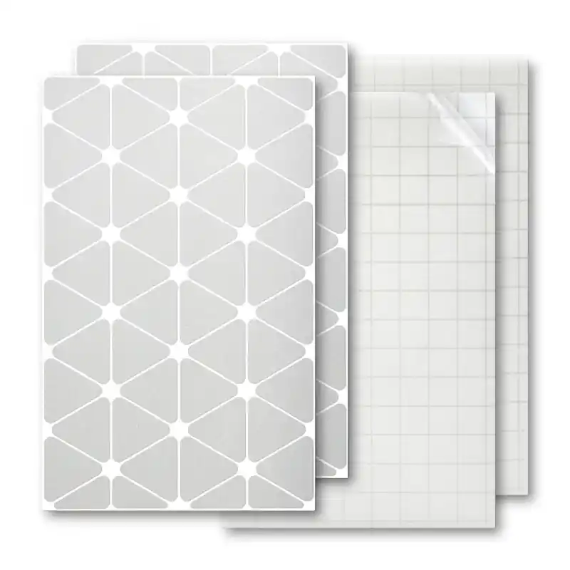 Rabatt Luxshield Reflektor-Sticker Dreiecke - klein - silber