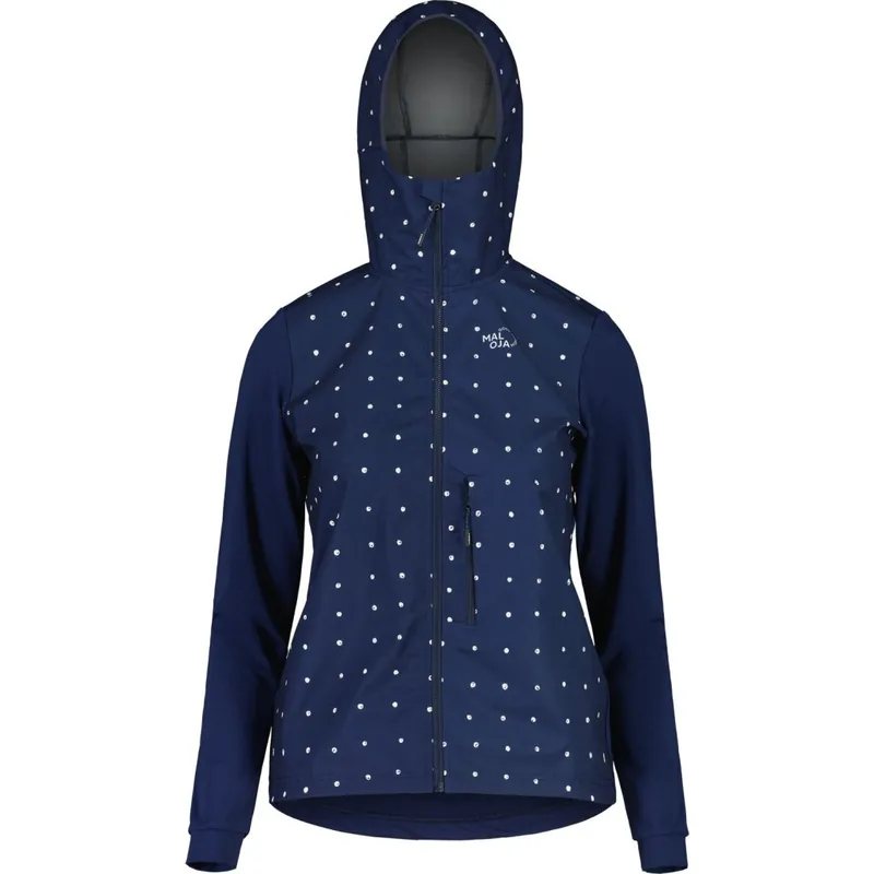 Maloja SennesM. Printed Nordic Hybrid Softshell Jacke Damen - night sky bubbledots 8896 Neue Ware