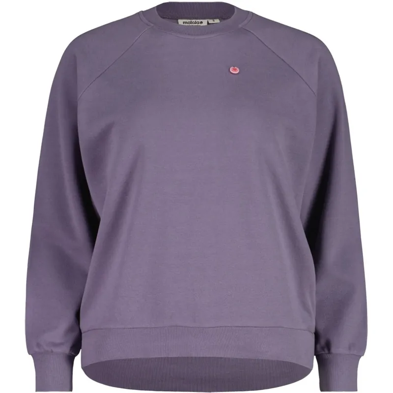 Maloja PerdonigM. Flanell Sweatshirt Damen - shaded purple 8988 Highlight